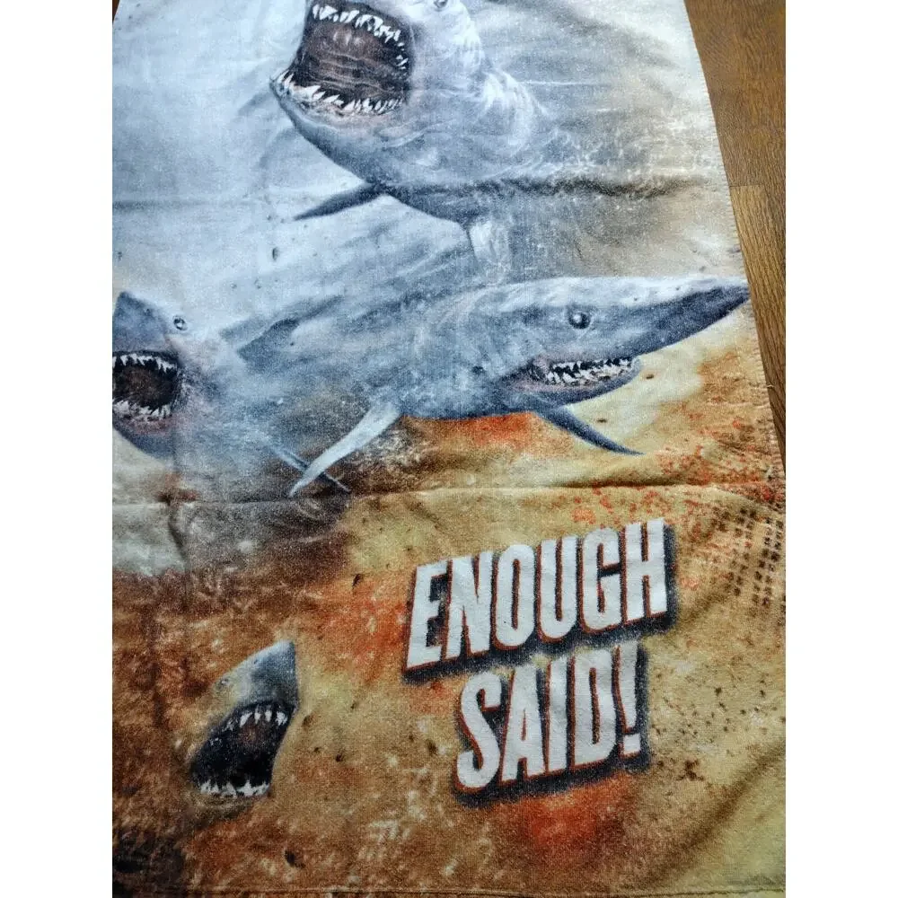 2014 Sharknado beach towel RARE Tara Reid first original movie enough Said